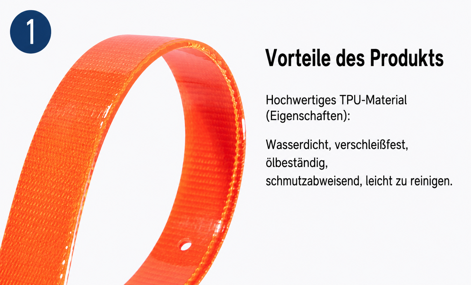 Gurtband-Vorteile (TPU Material)
