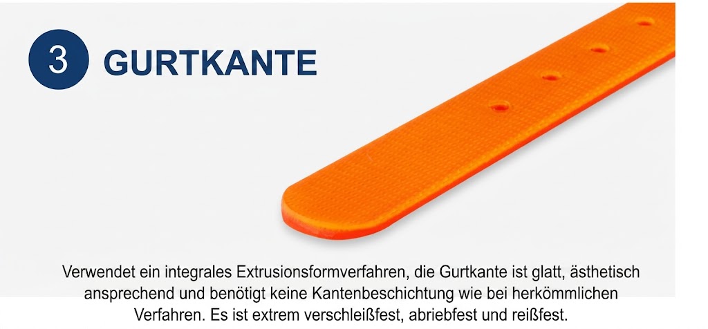 Kantenverarbeitung (Extrusionsverfahren)