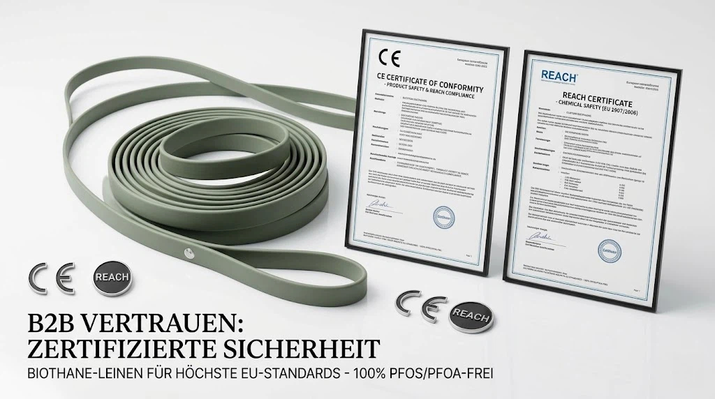 Biothane Hundeleinen CE- und REACH-Zertifizierung verstehen Biothane Hundeleinen CE- und REACH-Zertifizierung verstehen