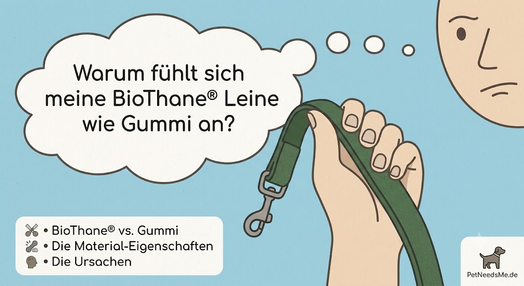 Warum fühlt sich meine Beta BioThane® Leine wie Gummi an