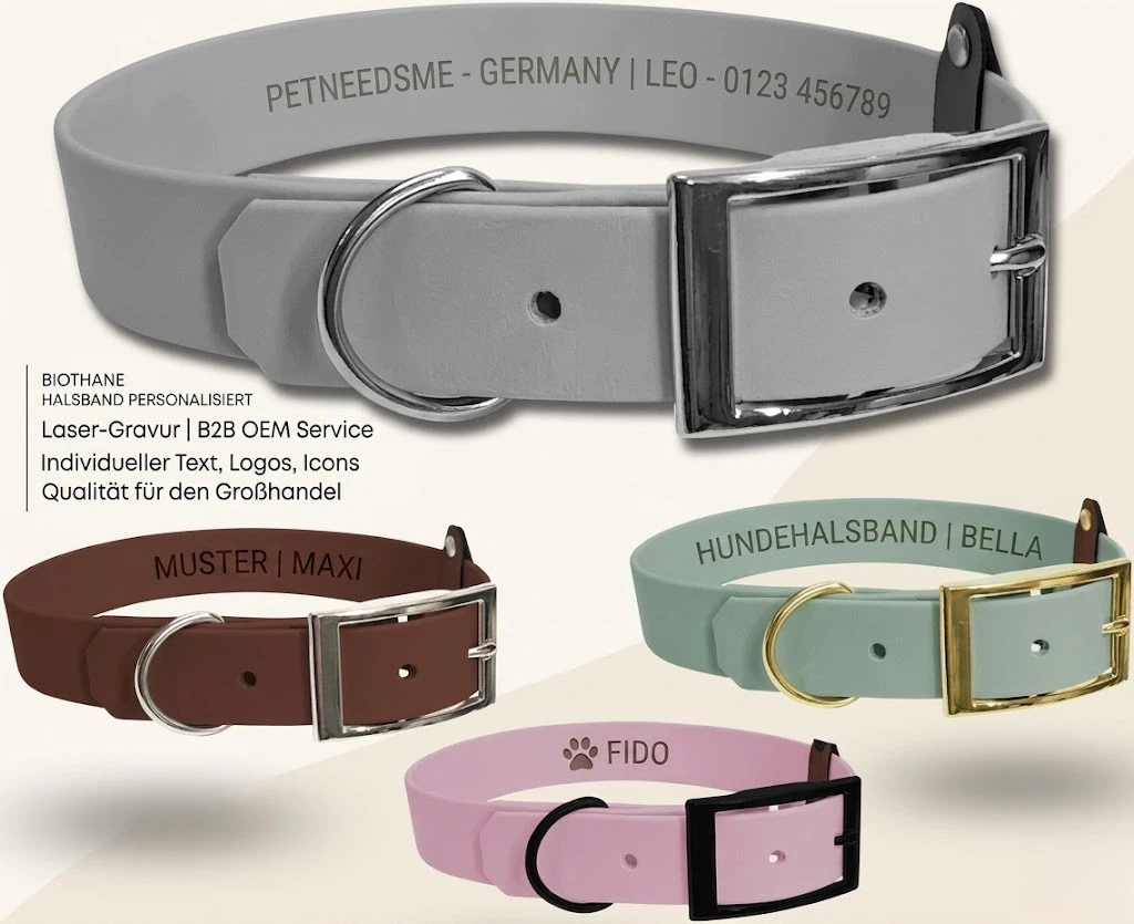 biothane halsband personalisiert
