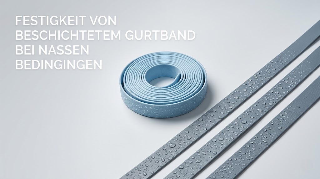 Festigkeit von Beschichtetem Gurtband bei Nassen Bedingungen